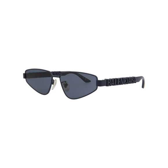 Balenciaga Cat Eye-Frame Metal Sunglasses Blue Unisex-Adult - Picture 2 of 6